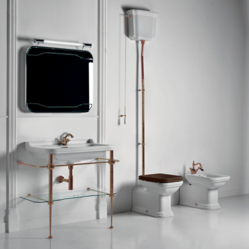 Консоль под раковину Kerasan Waldorf 9196K3br 100х55х92 напольная цвет бронза