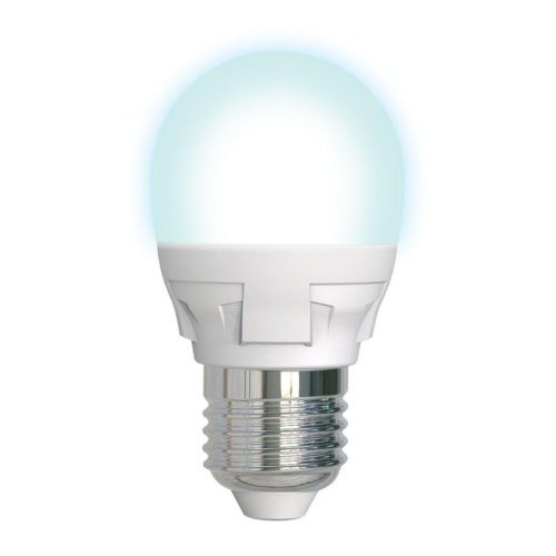 Лампа светодиодная диммируемая Uniel LED-G45 7W/4000K/E27/FR/DIM PLP01WH картон