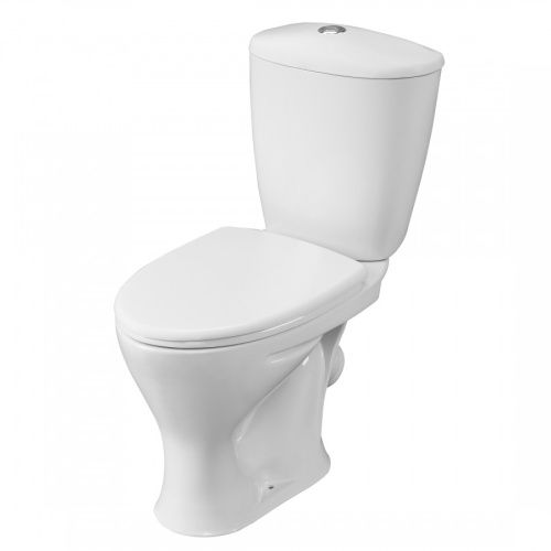 Унитаз-компакт напольный с бачком Santeri Версия 1P4015S0000BF белый с сиденьем каскадный смыв