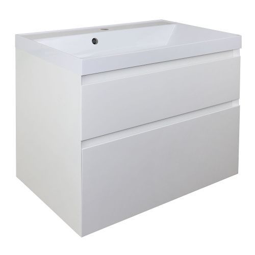 Тумба с раковиной Azario Velluto CS00088603 80х45х66 подвесная цвет белый матовый
