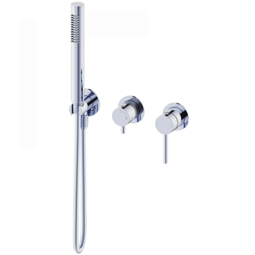 Смеситель для душа Wonzon & Woghand Stick WW-838017-CR встраиваемый в стену хром