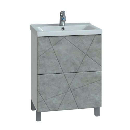 Тумба под раковину Vigo Geometry 015 бетон 57х44х80 напольная