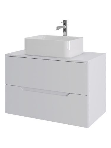 Тумба с раковиной Orange Line Li-80TuwMDF+B02-460W 81х46х68