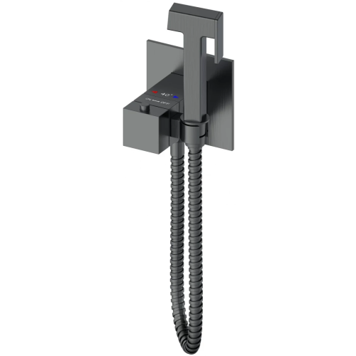 Гигиенический душ со смесителем Wonzon & Woghand WW-88829910-BGM графит