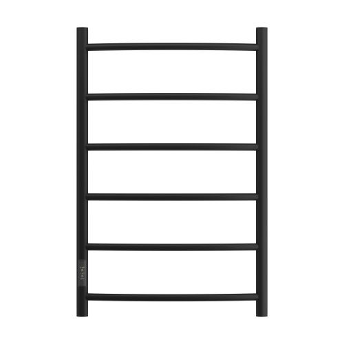 Полотенцесушитель Point Афина PN04758B 53х80 электрический черный