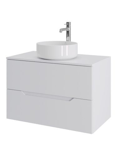 Тумба с раковиной Orange Line Li-80TuwMDF+B09-360W 81х46х66