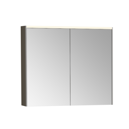 Зеркало-шкаф Vitra Core 66911 82х16х70 подвесной цвет антрацит глянцевый