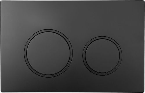 Клавиша смыва механическая Logan AQ AQ-02MB цвет черный матовый