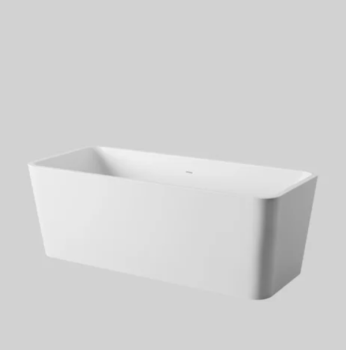 Ванна из искусственного камня Artceram Square ACW004 38 180х80 отдельностоящая прямоугольная