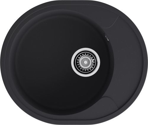 Кухонная мойка Granfest Urban 857L черный 57х48 цвет черный поверхность матовая