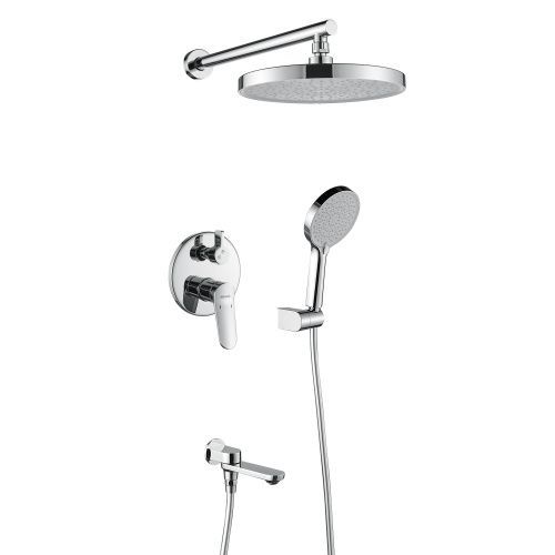 Душевая система Shevanik S4335 встраиваемая в стену цвет хром