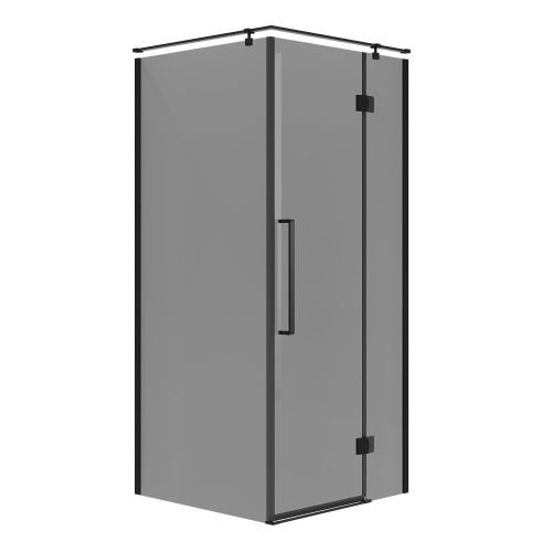 Душевой уголок Niagara Nova NG-2831-34BLACK 90х90 стекло тонированное профиль черный матовый без поддона