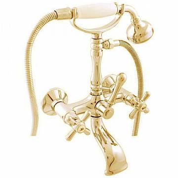 Смеситель для ванны и душа MORAVA RETRO MK160.5/2Z настенный золото