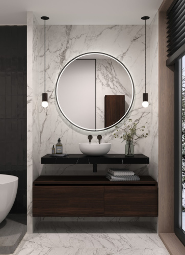 Столешница Armadi Art Flat 869-120-NM 121х46 накладная цвет черный