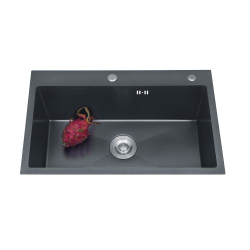 Кухонная мойка Azario Mia AZB6050M 60х50 цвет оружейная сталь