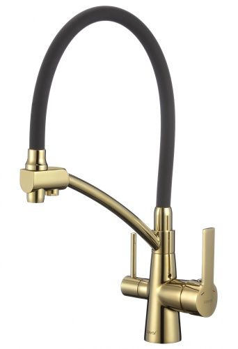 Смеситель для кухни Savol S-L1805B-01 на столешницу золото