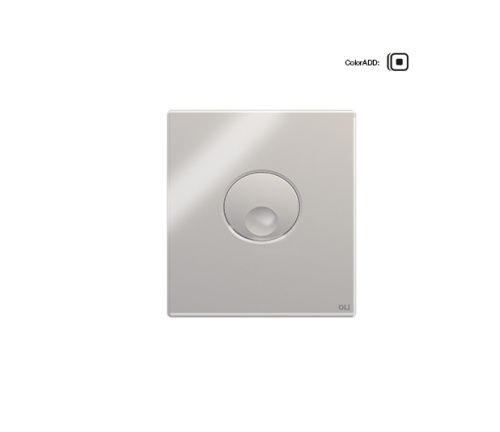 Клавиша смыва механическая Oli GLOBE URINAL 878818 цвет хром глянцевый