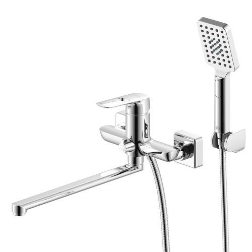 Смеситель для ванны Rossinka RS46 RS46-32 настенный хром