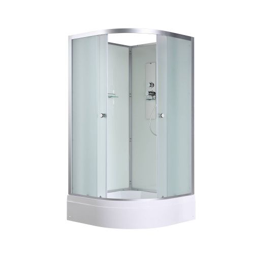 Душевая кабина AvaCan D D3010N 100х100 четверть круга без крыши ориентация универсальная