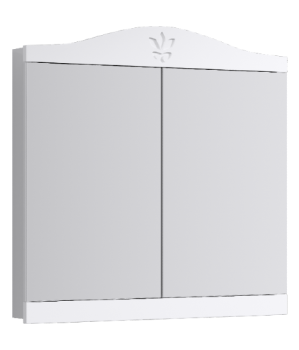 Зеркало-шкаф Aqwella Y FR0408 85х17х94 подвесной цвет белый