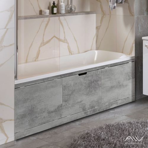 Экран под ванну Alavann Rita 170 см ALV0719004 фронтальный МДФ съемный/раздвижной серый