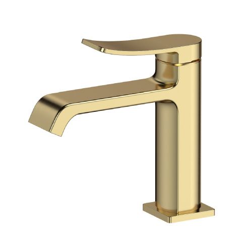 Смеситель Splenka S31 S31.10.03 на раковину золотой сатин