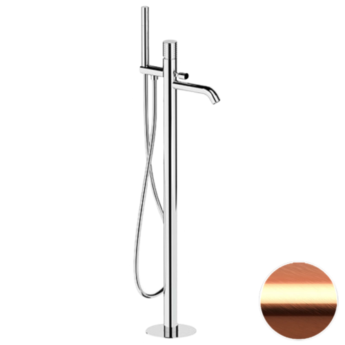 Смеситель для ванны Remer Celebrity CEC08RP напольный медь брашированная