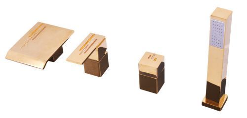 Смеситель RavSlezak ROYAL ROYAL1073.5PZ на борт ванны золото