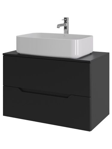 Тумба с раковиной Orange Line Li-80TubMDF+B07-600W 81х46х69