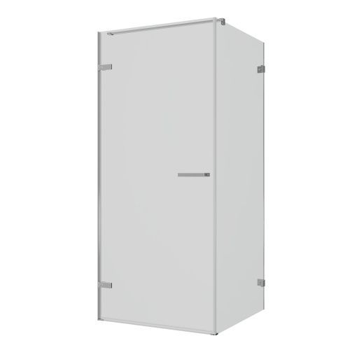 Душевой уголок Ambassador Abner 10011102L 100х100 стекло прозрачное профиль хром глянцевый без поддона