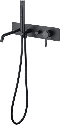 Смеситель для ванны с душем Allen Brau Priority 5.31A05-31 встраиваемый в стену черный