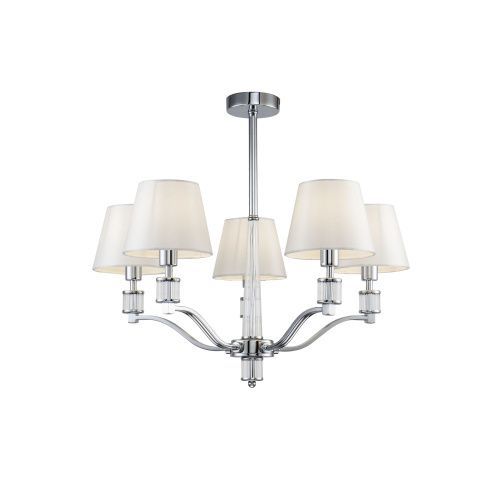 Люстра Freya Clarissa FR5020PL-05CH 220x220x545 На штанге