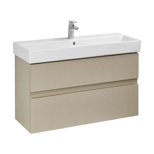Тумба под раковину Roca OLETA A857641515 92х37х55 подвесная цвет капучино