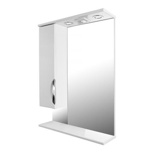 Зеркало-шкаф Loranto Стиль CS00024441 60х17х84 подвесной цвет белый