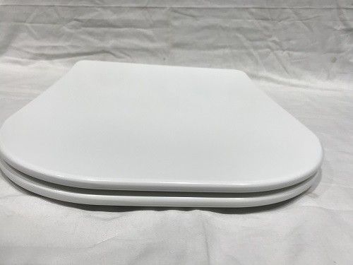 Унитаз приставной CeramaLux 215D белый глянцевый с сиденьем микролифт каскадный смыв - фото 4