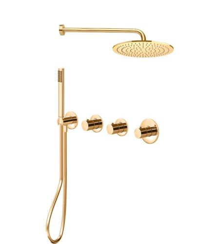 Душевая система Paffoni Modular Box KITMB000HGKING встраиваемая в стену