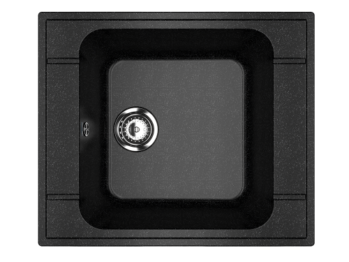 Кухонная мойка Ulgran Classic U-604-308 59х50 цвет черный