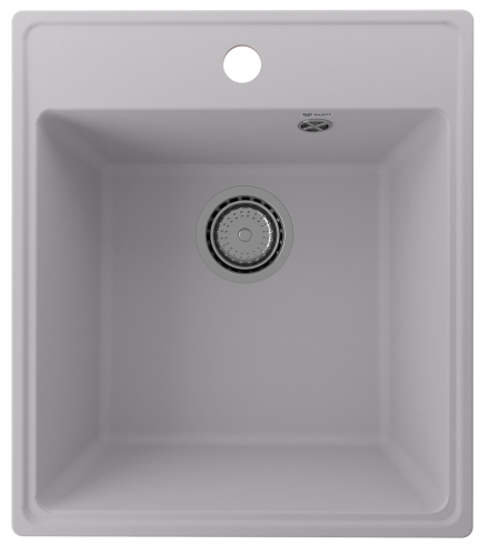 Кухонная мойка Ulgran Quartz Forte 425-04 43х49 цвет серый поверхность матовая