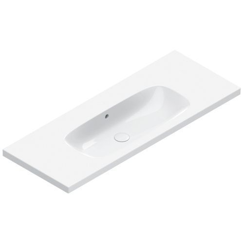 Раковина керамическая Catalano Alvea 120 см 621210001 подвесная цвет белый без отверстий под смеситель