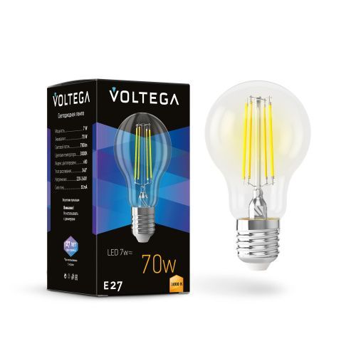 Лампа светодиодная Voltega General purpose bulb E27 7W 7225