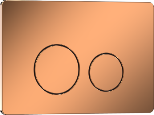 Клавиша смыва механическая Iberica Blanca INOX-O IB.B081.007.001 цвет желтый