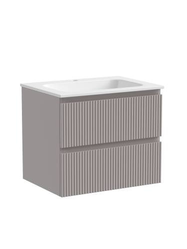 Тумба под раковину Sancos SNOB T SNT60SM 59х45х50 подвесная цвет бежевый