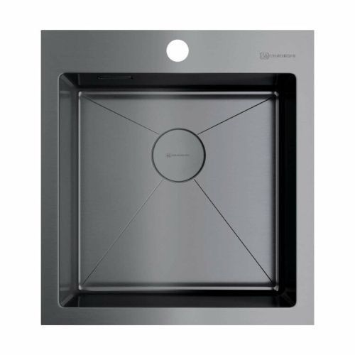 Кухонная мойка Omoikiri Akisame 4973095 46х51 цвет вороненая сталь