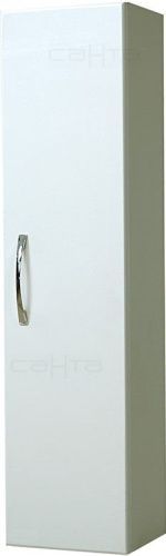 Шкаф-пенал СанТа Стандарт 401001 20х17х80 подвесной цвет белый