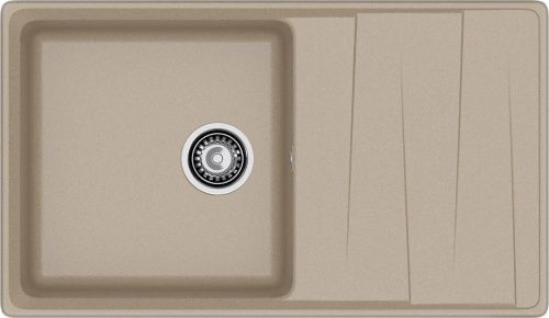 Кухонная мойка Granfest Level LV-860L песочный 86х50 цвет бежевый поверхность матовая
