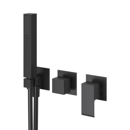 Смеситель Cezares PORTA PORTA-VDM2-NOP встраиваемый в стену черный
