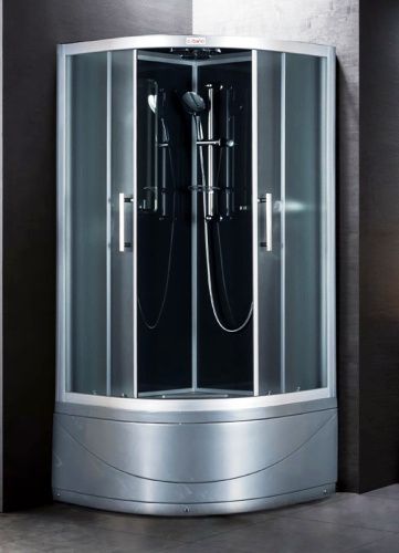 Душевая кабина Esbano ELEGANCIA ESKG90CRB 90х90 четверть круга с крышей ориентация универсальная