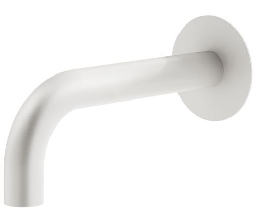 Излив для ванны Plumberia Selection Ixo SPT0060BO настенный белый матовый