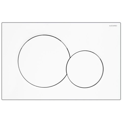 Клавиша смыва механическая Azario AZ-010.01 цвет белый глянцевый