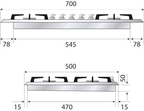 Варочная панель Ilve HCB70CN/AWB - фото 2